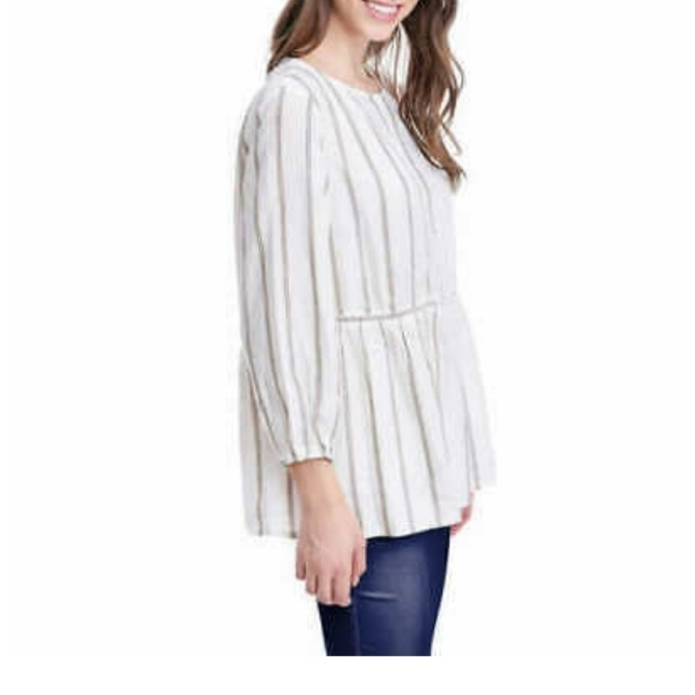 Fever Women's Lightweight 3/4 Sleeve Tunic NWT - Picture 2 of 12